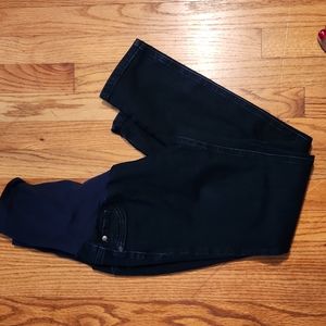 gently worn Dark Blue wash maternity jeans by Indigo Blue PM/8P/10P